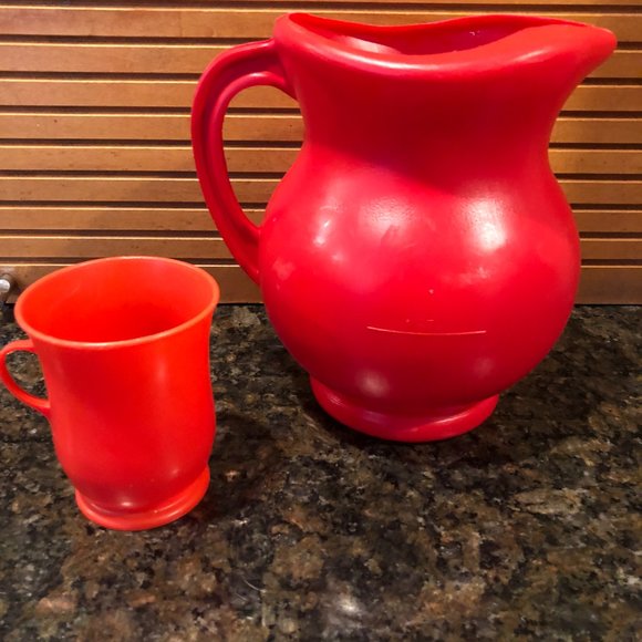 Vintage Kool Aid Smiley Face Pitcher Glass Plastic 2 QT - Picture 2 of 4